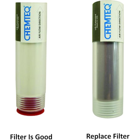 Chemteq Filter Change Indicator for Nitrogen Dioxide Gas 178